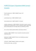 NURS 552 Exam 2 Questions With Correct Answers