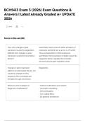 BCH5413 Exam 3 &lpar;2026&rpar; Exam Questions & Answers &vert; Latest Already Graded A&plus; UPDATE 2026