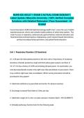 NURS 620 ADULT 1 EXAM 2 ACTUAL EXAM 2026&sol;2027 &vert; Latest Update &vert; Maryville University &vert; 100&percnt; Verified Complete Solutions with Detailed Rationales &vert; Pass Guaranteed - A&plus; Graded