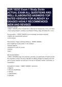NUR 1023C Exam 1 Study Guide ACTUAL EXAM ALL QUESTIONS AND WELL ELABORATED ANSWERS TOP RATED VERSION FOR ALREADY A&plus; GRADED HIGHLY RECOMMENDED &vert;NEW AND REVISED