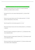EXSCI 540 Stats Exam Questions with Correct Answers&vert; New Update 