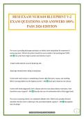 HESI EXAM NUR3410 BLUEPRINT V-2 EXAM QUESTIONS AND ANSWERS 100&percnt; PASS 2026 EDITION