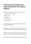 NSG 6440 FINAL EXAM VERIFIED EXAM SCRIPT 2026 QUESTIONS WITH ANSWERS GRADED A&plus;