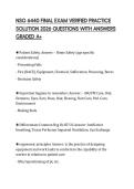 NSG 6440 FINAL EXAM VERIFIED PRACTICE SOLUTION 2026 QUESTIONS WITH ANSWERS GRADED A&plus;