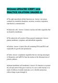 NSG5003 UPDATED SCRIPT 2026 PRACTICE SOLUTIONS GRADED A&plus;