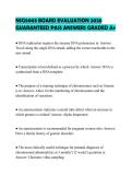 NSG5003 BOARD EVALUATION 2026 GUARANTEED PASS ANSWERS GRADED A&plus;