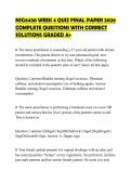NSG6430 WEEK 4 QUIZ FINAL PAPER 2026 COMPLETE QUESTIONS WITH CORRECT SOLUTIONS GRADED A&plus;