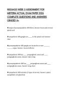NSG6435 WEEK 5 ASSIGNMENT FOR MIDTERM ACTUAL EXAM PAPER 2026 COMPLETE QUESTIONS AND ANSWERS GRADED A&plus;