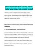 MARYVILLE NURS 620 ADULT EXAMS FULL SOLUTION PACK 2026&sol;2027 &vert; Complete Packagedeal with 100&percnt; Verified Answers for All Exams &vert; Graduate-Level Nursing Review &vert; Pass Guaranteed - A&plus; Graded