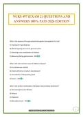NURS 497 Exam Package Deal Questions and Verified Answers &lpar;2025 &sol; 2026&rpar;