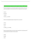 SUR 101 Final Exam Questions with Complete Solutions