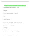 SUR 101 Chapter 10 Exam Questions with Complete Solutions