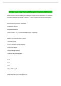 SUR 102 Exam 5 Questions with Complete Solutions