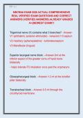 NBCRNA EXAM 2026 ACTUAL COMPREHENSIVE  REAL VERIFIED EXAM QUESTIONS AND CORRECT  ANSWERS &lpar;VERIFIED ANSWERS&rpar; ALREADY GRADED  A&plus;&vert;&vert;NEWEST EXAM&excl;&excl;&excl; 