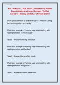Nur 130 Exam 1&comma; 2026 Actual Complete Real Verified  Exam Questions & Correct Answers &lpar;Verified  Answers&rpar; &vert; Already Graded A&plus; &vert; Newest Exam&excl;&excl;