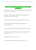 SUR 110 unit 2 review Questions with Correct Answers&vert; Latest Update