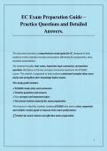 EC Exam Preparation Guide &ndash; Practice Questions and Detailed Answers&period;