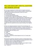 NSG 3100 EXAM SCRIPT 2026 FULL QUESTIONS AND ANSWERS CERTIFIED