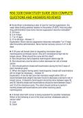 NSG 3100 EXAM STUDY GUIDE 2026 COMPLETE QUESTIONS AND ANSWERS REVIEWED