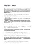 PSYC 210 - Quiz H  REVISED AND UPDATED FOR 2026&sol;2027 ACTUAL EXAM COMPLETE QUESTIONS AND CORRECT DETAILED ANSWERS &lpar;VERIFIED ANSWERS&rpar; &vert;ALREADY GRADED A&plus;&vert;&vert;BRAND NEW&excl;&excl;