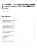 Bio 168 EXAM 2 Exam comprehensive questions and verified answers ACTUAL EXAM 2026 TEST&excl;&excl; Graded A&plus;