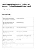 Capsim Exam Questions with 100&percnt; Correct Answers &vert; Verified &vert; Updated &lpar;Actual Exam&rpar;