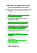 FDNY F89 Fire Life Safety Director Practice Questions and Answers