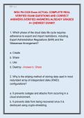 WGU PA D320 Exam ACTUAL COMPLETE REAL  VERIFIED EXAM QUESTIONS AND CORRECT  ANSWERS &lpar;VERIFIED ANSWERS&rpar; ALREADY GRADED  A&plus; &vert;&vert;NEWEST EXAM&excl;&excl;&excl;