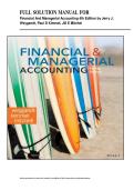 Solution Manual for Financial and Managerial Accounting&comma; 4th Edition&comma; by Jerry J&period; Weygandt&comma; Paul D&period; Kimmel&comma; and Jill E&period; Mitchell
