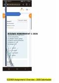 ECS1601 Assignment 1 Overview - 2026 Submission