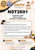 NST2601 Assignment 3 &lpar;COMPLETE ANSWERS&rpar; 2026 - DUE 14 August 2026