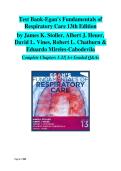 Comprehensive Exam Preparation for Egan's Fundamentals of Respiratory Care 13th Edition &ndash; Complete Assessment and Practice Question Bank&semi; Detailed Rationales for Respiratory Therapy Training
