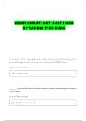 OPERATIONS SECURITY OPSEC TRAINING QUIZ QUESTIONS AND CORRECT ANSWERS