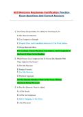ACI Shotcrete Nozzleman Certification Practice Questions and Answers