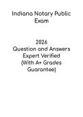 Indiana Notary Public &vert; Notary Certification Study Guide PDF
