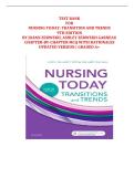 Nursing Today&colon; Transition and Trends&comma; 9th Edition Test Bank&colon; 800&plus; NCLEX Practice Questions & Rationales
