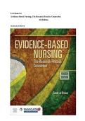 Test Bank&colon; Evidence-Based Nursing&colon; The Research Practice Connection &lpar;4th Edition&rpar; Author&colon; Sarah Jo Brown