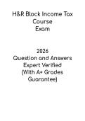 H&R Block Income Tax Course &vert; Comprehensive Tax Preparation Study Guide PDF