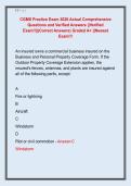 CGMS Practice Exam 2026 Actual Comprehensive  Questions and Verified Answers &vert;&vert;Verified  Exam&excl;&excl;&vert;&vert;&lpar;Correct Answers&rpar; Graded A&plus; &vert;&vert;Newest  Exam&excl;&excl;&excl; 