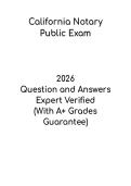 California Notary Public Exam Questions &vert; Study Guide and Practice PDF