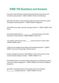 NIMS 700 Questions and Answers&period;