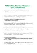 NIMS IS-100c&period; Final Exam Questions and Correct Answers&period;