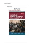 TEST BANK FOR Canadian Human Resource Management 13th Edition by Schwind&period;ISBN&colon;9781259654923 COMPLETE GUIDE ALL CHAPTERS COVERED 100&percnt; VERIFIED A&plus; GRADE ASSURED&excl;&excl;&excl;&excl;&excl; NEW LATEST UPDATE&excl;&excl;&excl;&excl;&excl;