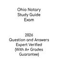 Ohio Notary Study Guide &vert; Notary Public Exam Preparation PDF