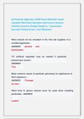 NJ Pesticide Applicator CORE Exam 2026-2027 Actual  Complete Real Exam Questions And Correct Answers               &lpar;Verified Answers&rpar; Already Graded A&plus; &vert; Guaranteed                Success&excl;&excl; Newest Exam &vert; Just Released&excl;&excl;