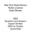 New York State Notary Public License Exam Review &vert; Study Guide PDF