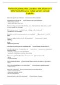 Florida Civic Literacy Test Questions with all Correct & 100&percnt; Verified Answers &vert;Latest Version &vert;Already Graded A&plus;