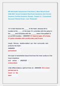 NR 302 Health Assessment Final Exam &vert;&vert; Most Recent Exam  2026-2027 Actual Complete Real Exam Questions And Correct   Answers &lpar;Verified Answers&rpar; Already  Graded A&plus; &vert;&vert; Guaranteed  Success&excl;&excl; Newest Exam &vert; Just  Released&excl;&excl;