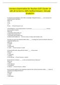 Licensure Examination for Teachers &lpar;LET&rpar; Cluster 1A with all Correct & 100&percnt; Verified Answers &vert;Already Graded A&plus;