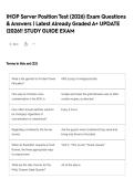 IHOP Server Position Test  &lpar;2026&rpar; Exam Questions & Answers &vert; Latest Already Graded A&plus; UPDATE &vert;2026&excl;&excl; STUDY GUIDE EXAM 